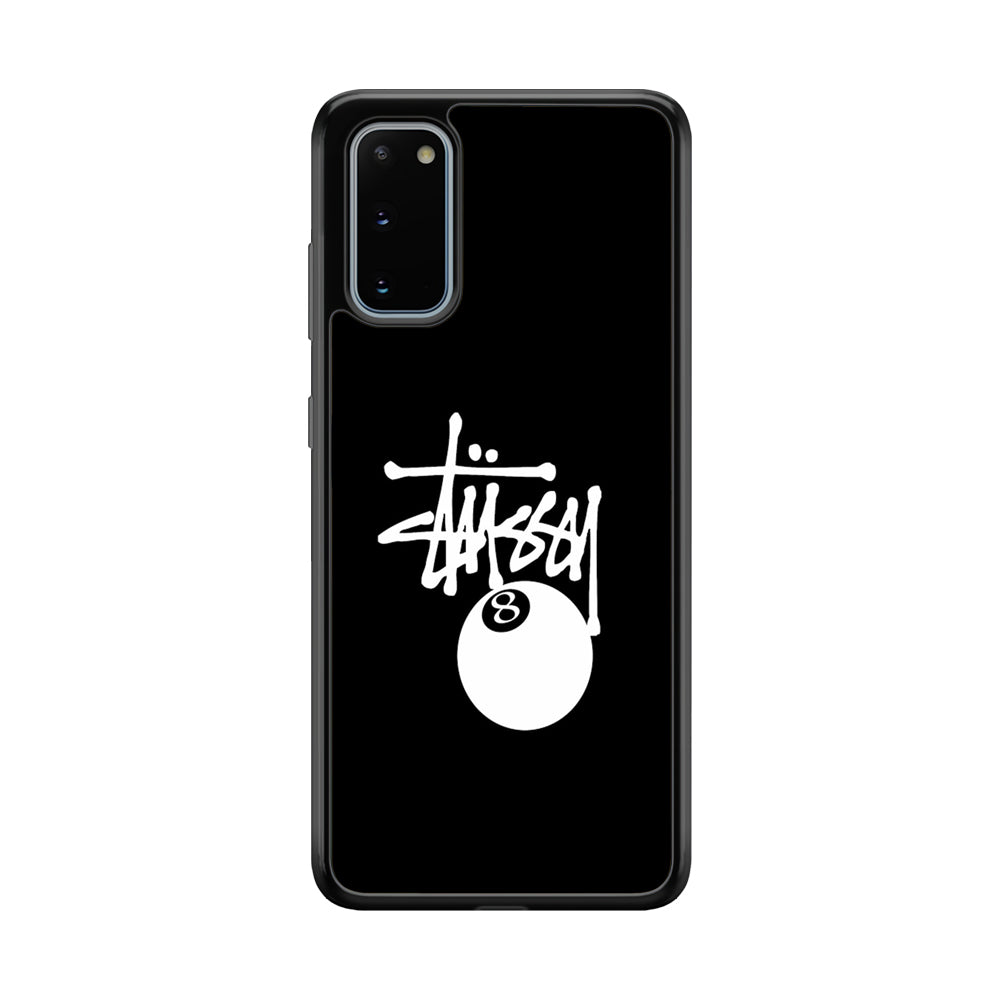 Stussy 8 Pool Ball Samsung Galaxy S20 Case | Slim Rubber Case for Samsung Galaxy S20