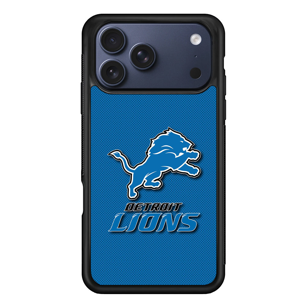 Detroit Lions Logo iPhone 17 Pro Max Case | Slim Protective Cover for iPhone 17 Pro Max