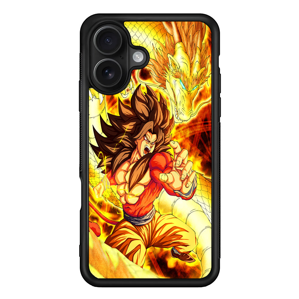 Super Saiyan 4 Goku Dragon iPhone 16 Case - Oxvistore