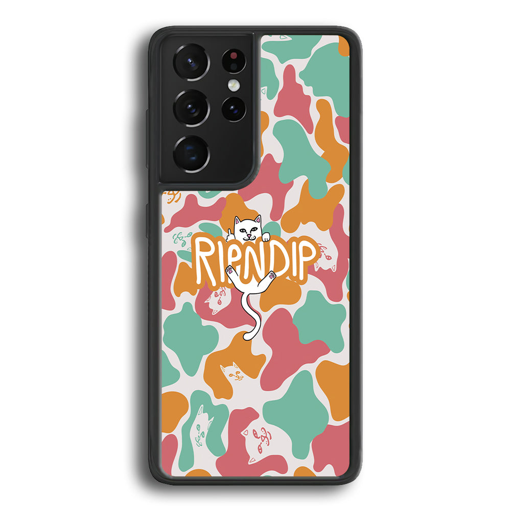 Rip N Dip Colorfull Camo Samsung Galaxy S24 Ultra Case | Slim Rubber Case for Samsung Galaxy S24 Ultra