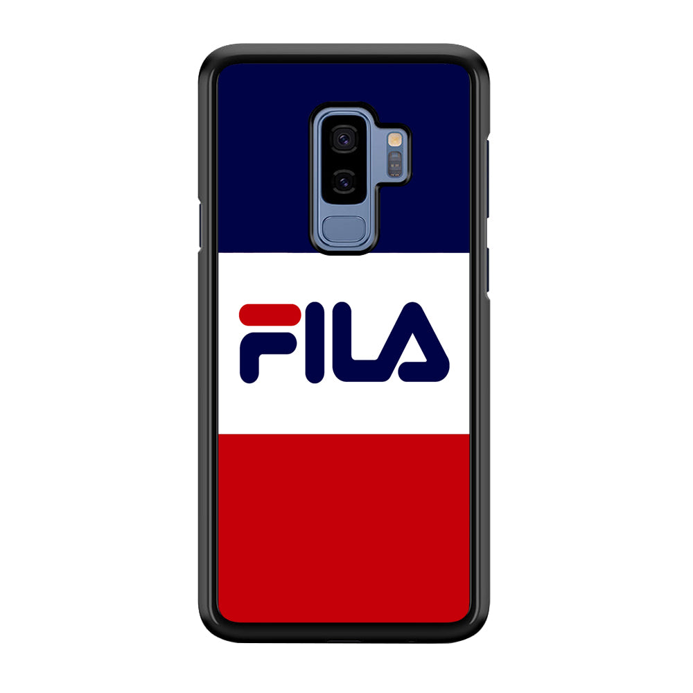 Fila Three Colors Samsung Galaxy S9 Plus Case | Slim Rubber Case for Samsung Galaxy S9 Plus