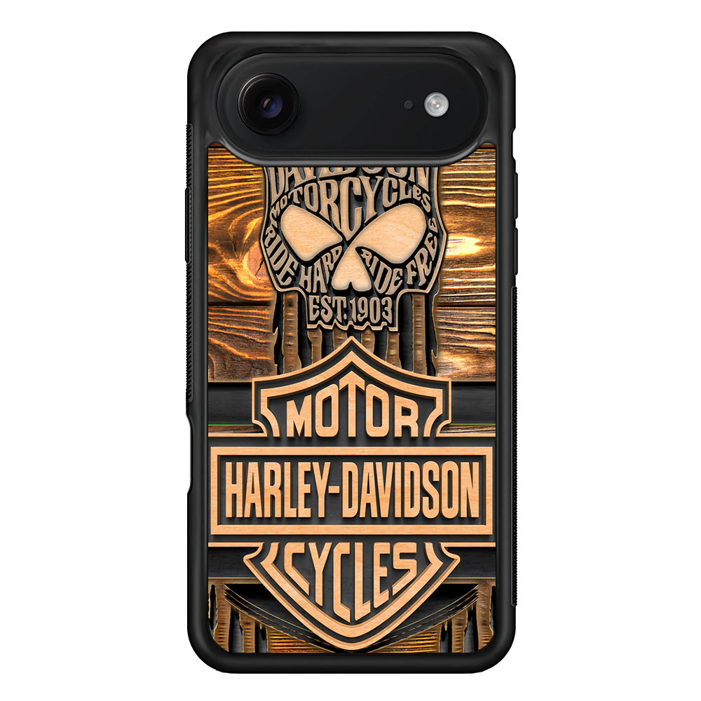 Harley Davidson Wooden Skull iPhone 17 Air Case | Protective Case for iPhone 17 Air