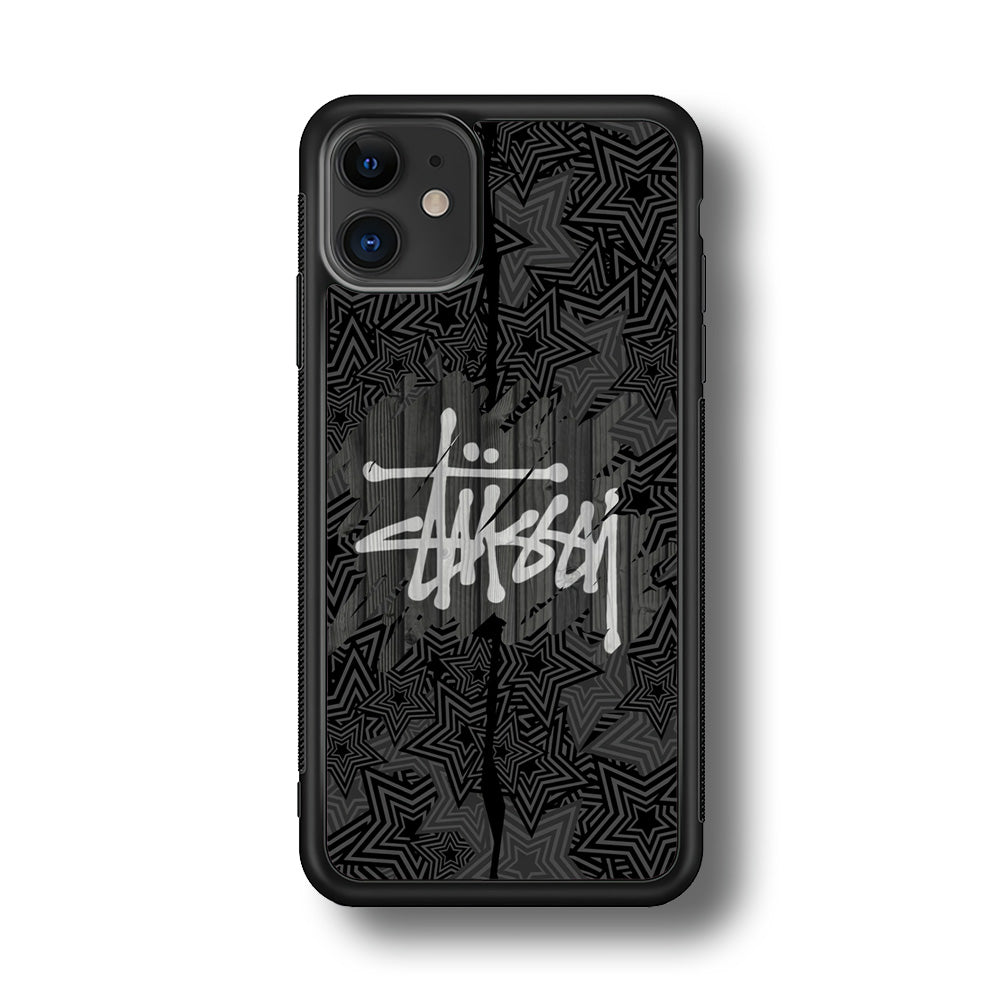 Stussy Star from The Night iPhone 11 Case | Slim Rubber Case for iPhone 11