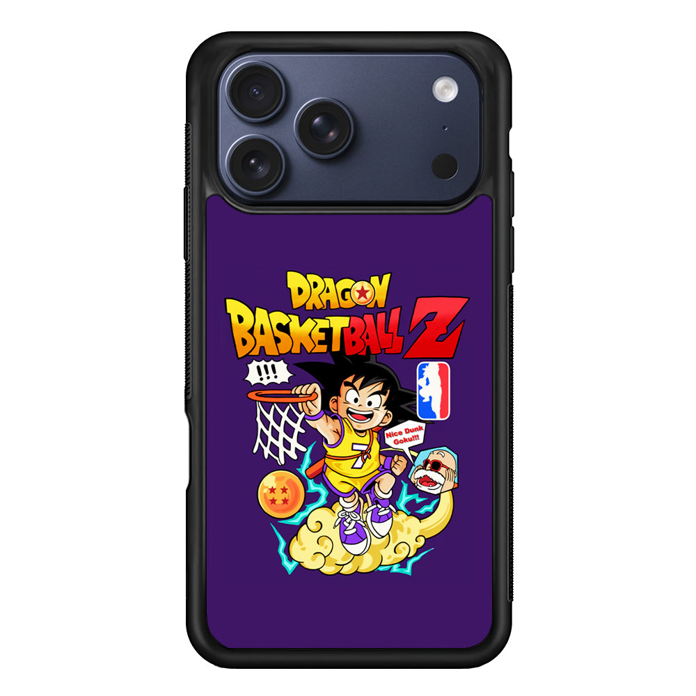 Dragon Ball Goku NBA iPhone 17 Pro Max Case | Slim Protective Cover for iPhone 17 Pro Max