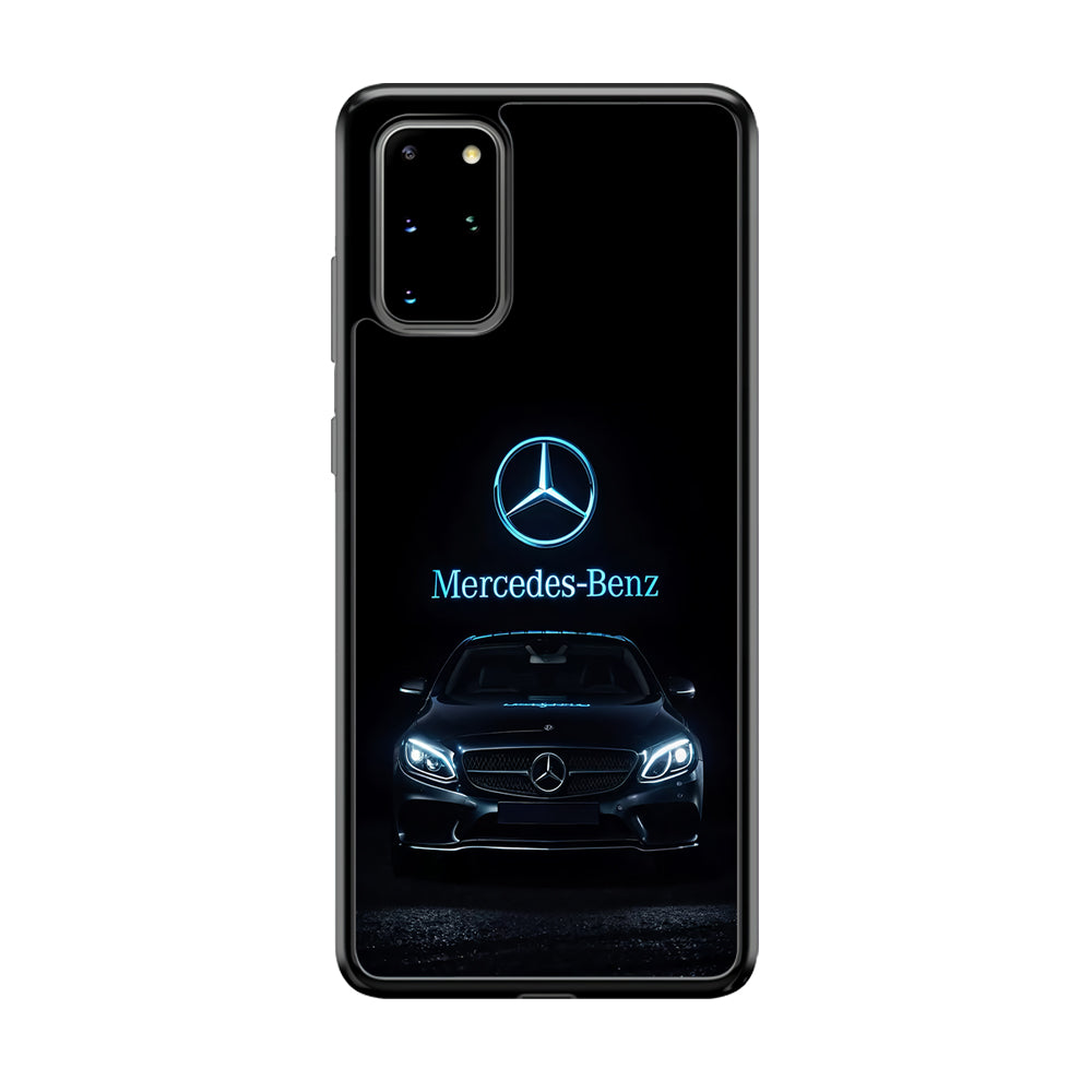 Mercedes-Benz Blue Dark Aesthetic Samsung Galaxy S20 Plus Case | Slim Rubber Case for Samsung Galaxy S20 Plus