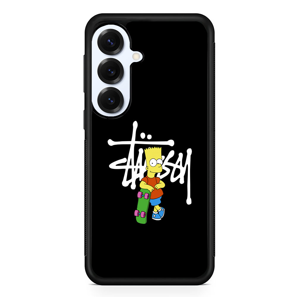 Stussy Simpson Skate Samsung Galaxy S25 Plus Case | Slim Rubber Case for Samsung Galaxy S25 Plus