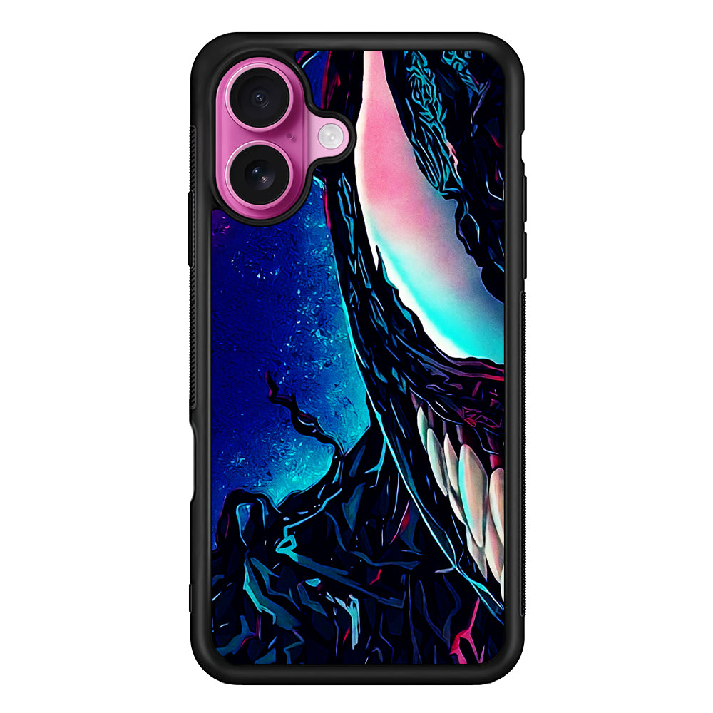 Spider Man Venom In The Night iPhone 17 Case | Slim Protective Rubber Phone Cover