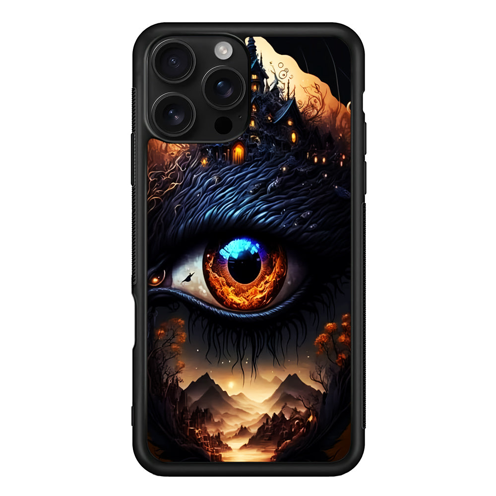 The Eye of Sauron Fantasy Art iPhone 16 Pro Case | Durable Protective Case for iPhone 16 Pro
