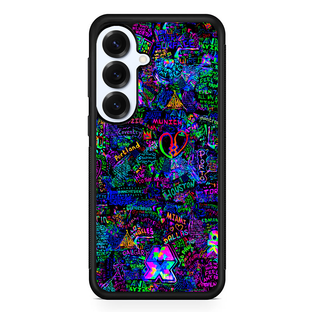 Mylo Xyloto Coldplay Graffiti Samsung Galaxy S25 Plus Case | Slim Rubber Cover for Samsung Galaxy S25 Plus