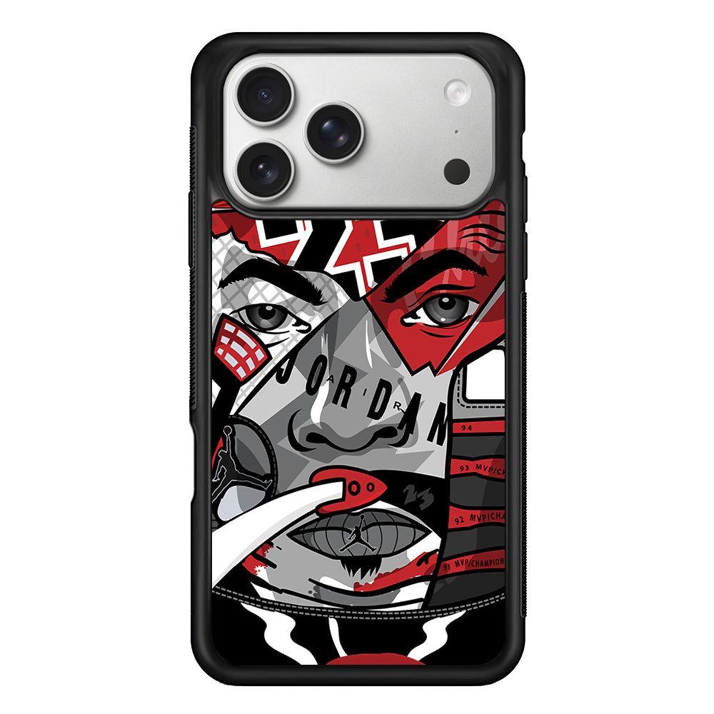 Air Jordan Warrior's Eyes iPhone 17 Pro Case | Slim Protective Case for iPhone 17 Pro