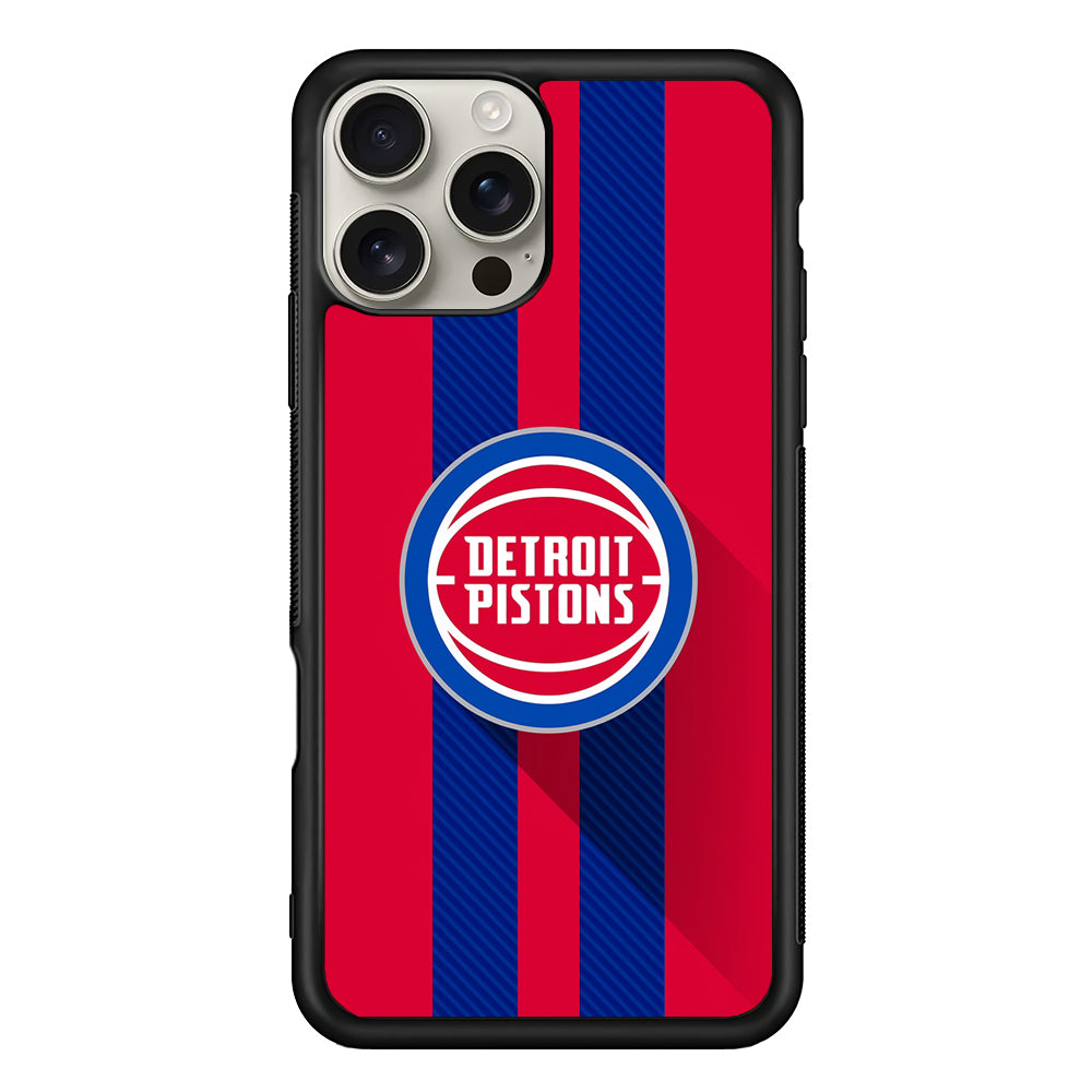 Detroit Pistons Logo iPhone 16 Pro Max Case | Stylish Protective Case for iPhone 16 Pro Max