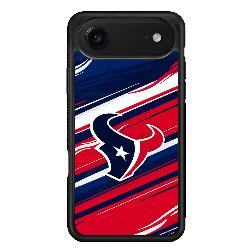 Houston Texans Abstract Color iPhone 17 Air Case | Protective Case for iPhone 17 Air
