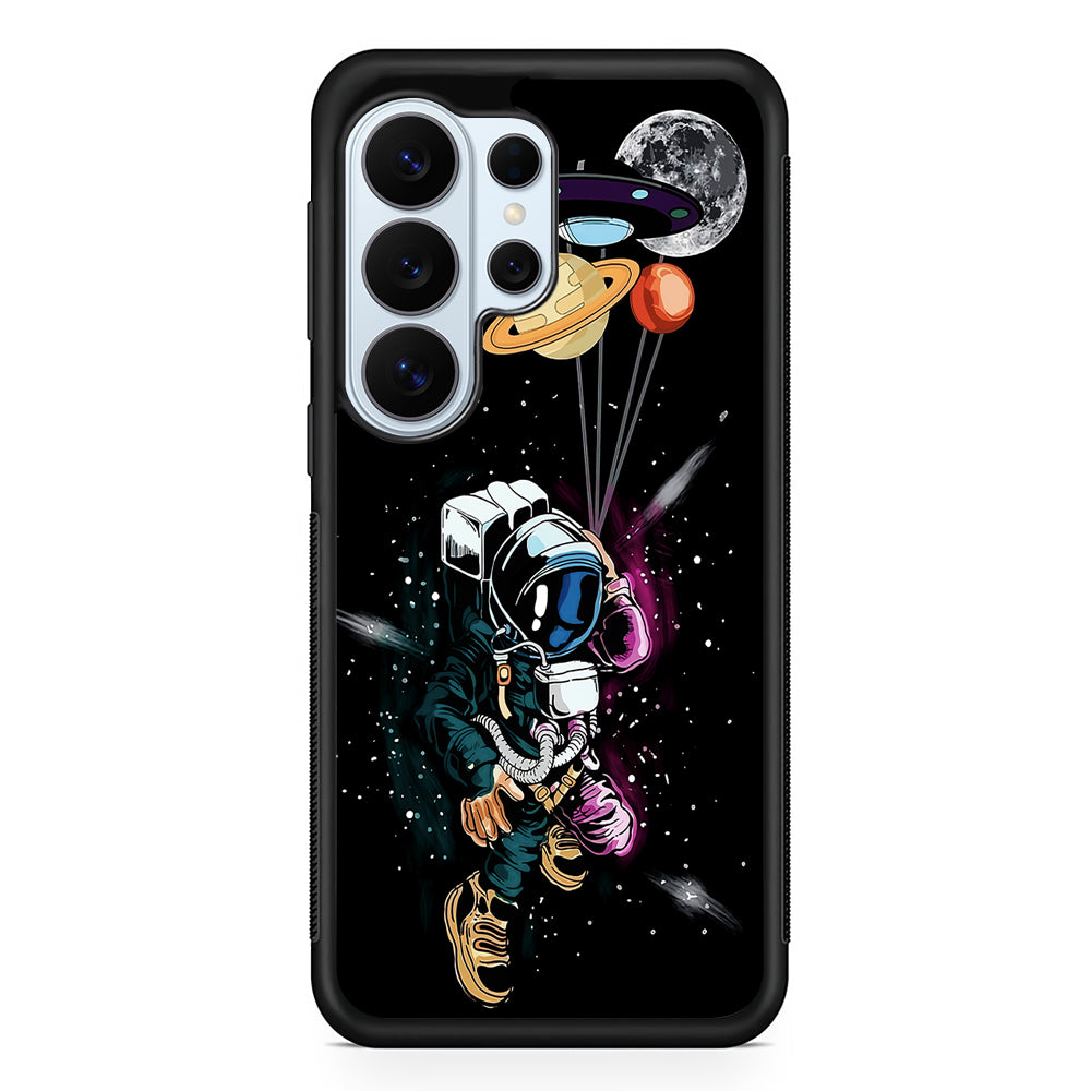 Astronaut UFO Balloon Outer Space Samsung Galaxy S26 Ultra Case | Protective Phone Cover
