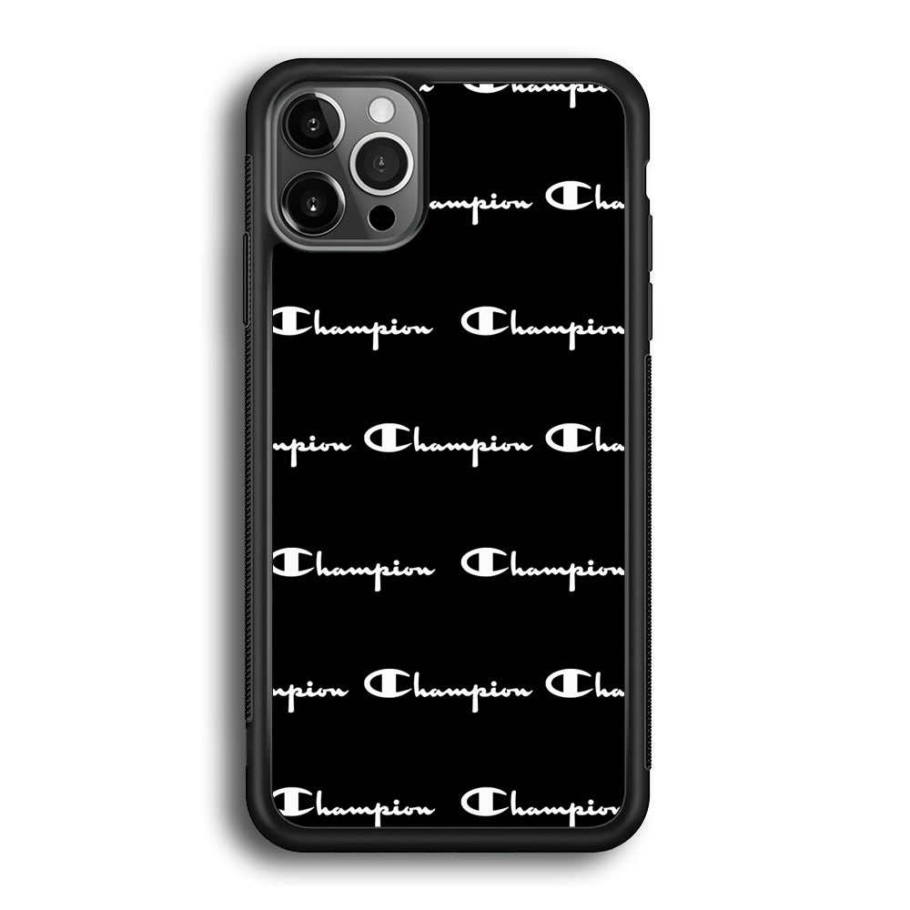 Champion Bland And White iPhone 12 Pro Max Case | Slim Rubber Case for iPhone 12 Pro Max