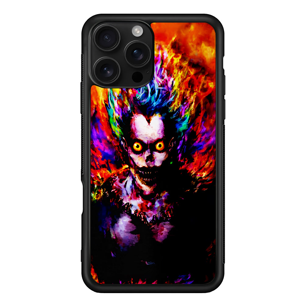Ryuk Death Note Painting iPhone 16 Pro Case | Durable Protective Case for iPhone 16 Pro