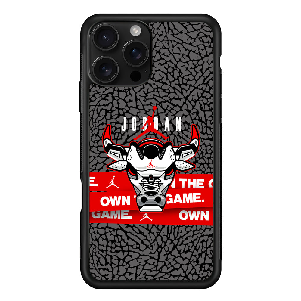 Air Jordan The Bull Head iPhone 16 Pro Case - Stylish Protective Cover for iPhone 16 Pro