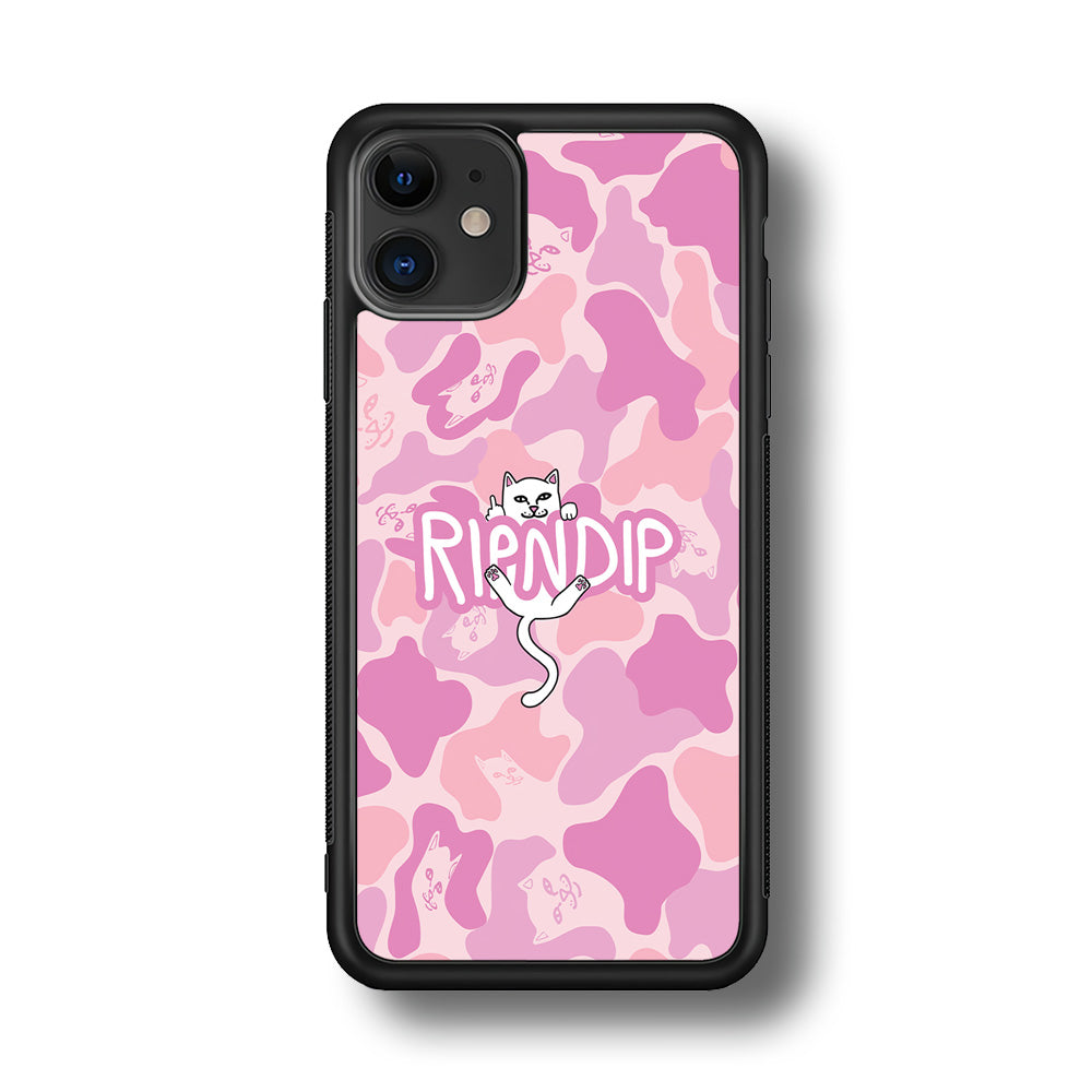 Rip N Dip Pink Camo iPhone 12 Case | Slim Rubber Case for iPhone 12