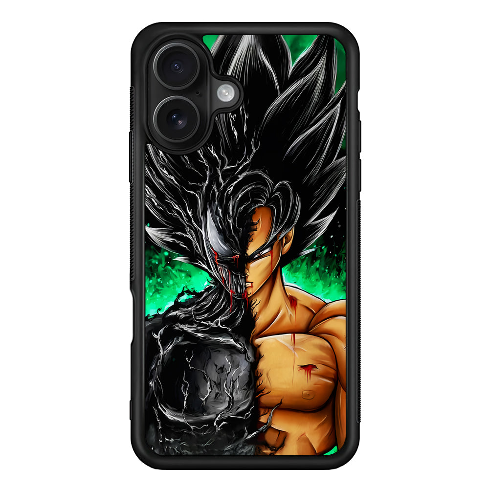Venom X Goku Fusion iPhone 16 Case - Oxvistore