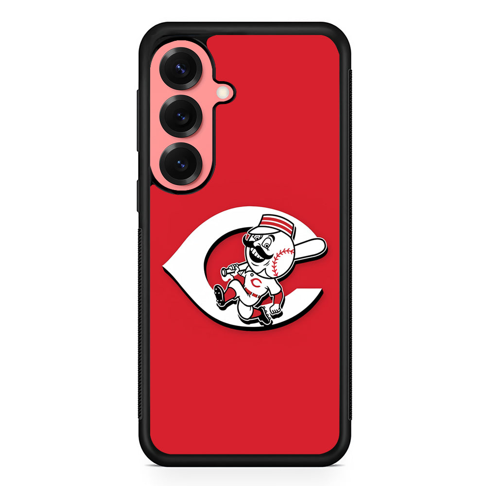 Cincinnati Reds Logo Samsung Galaxy S25 Case | Protective Case for Samsung Galaxy S25