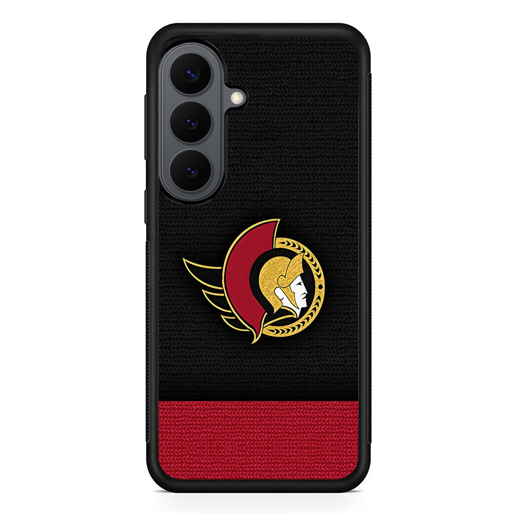 Ottawa Senators Pattern Samsung Galaxy S26 Plus Case | Slim Rubber Case for Samsung Galaxy S26 Plus