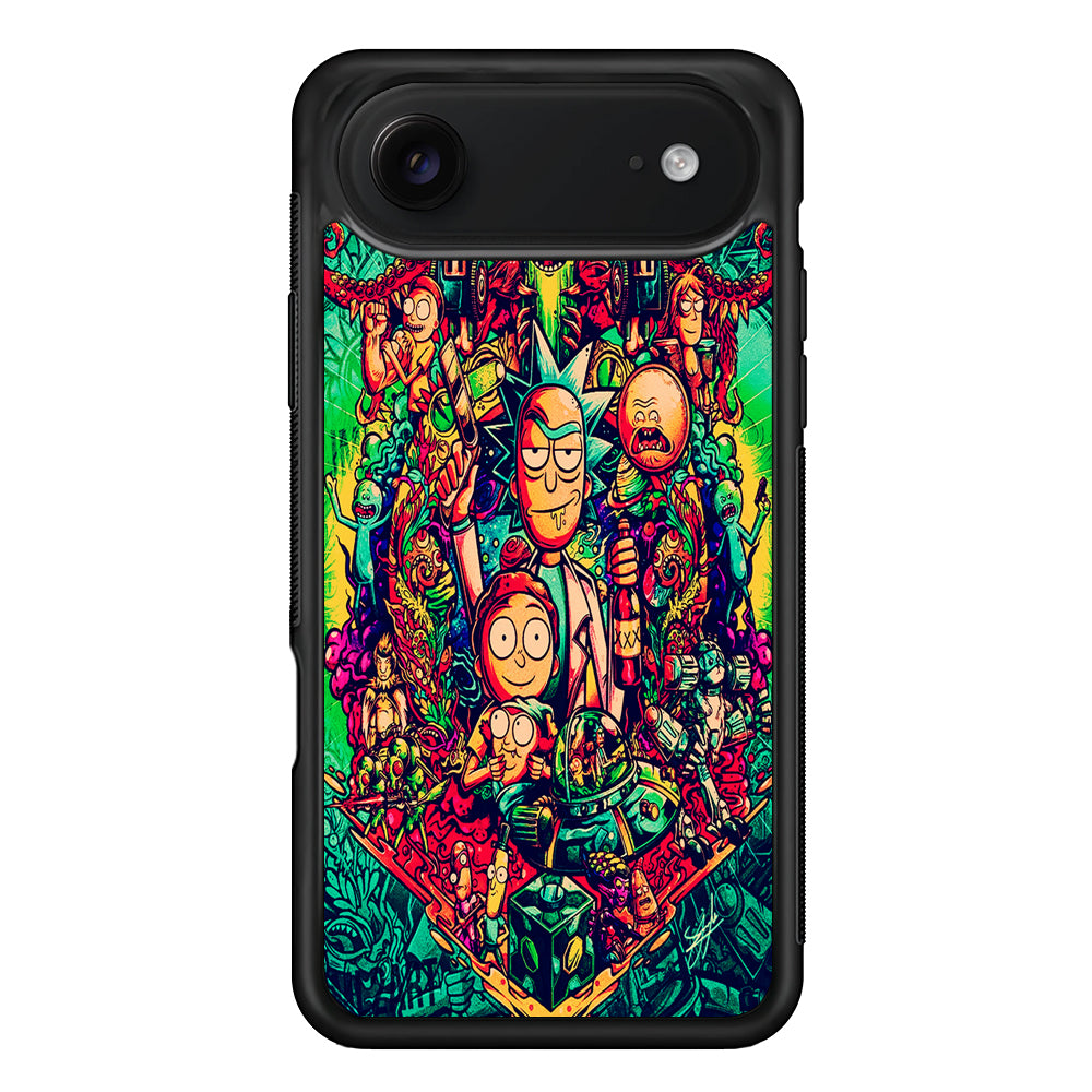 Rick and Morty Cartoon Art iPhone 17 Air Case | Protective Case for iPhone 17 Air