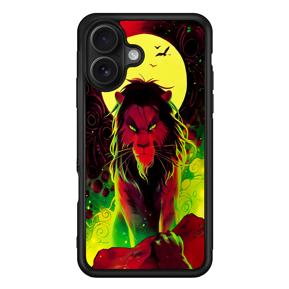 The Angry Lion King iPhone 16 Case - Oxvistore