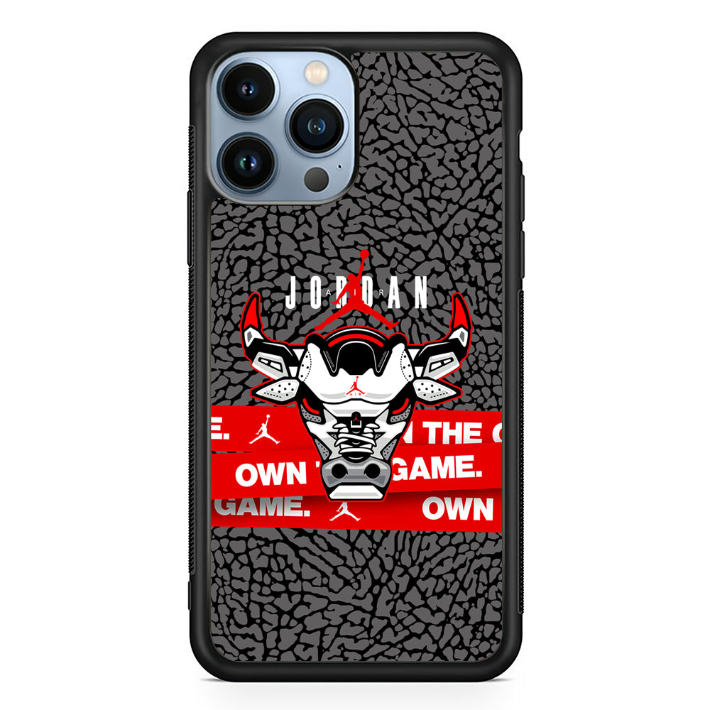 Air Jordan The Bull Head 2D Rubber Phone Case | Slim Protective Phone Case