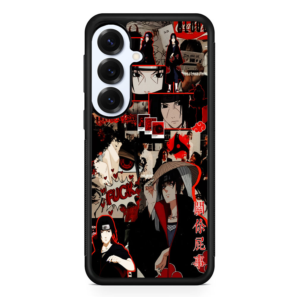 Itachi Uchiha Akatsuki Aesthetic Samsung Galaxy S25 Plus Case | Slim Rubber Cover for Samsung Galaxy S25 Plus