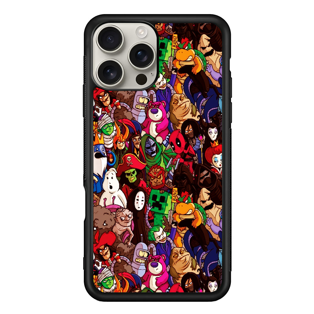 Cartoon Villain Collection iPhone 16 Pro Max Case | Stylish Protective Case for iPhone 16 Pro Max