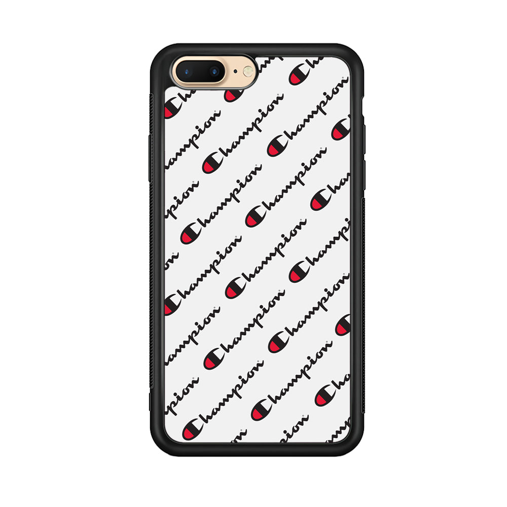 Champion Ebon-Ashgray iPhone 8 Plus Case | Slim Rubber Case for iPhone 8 Plus