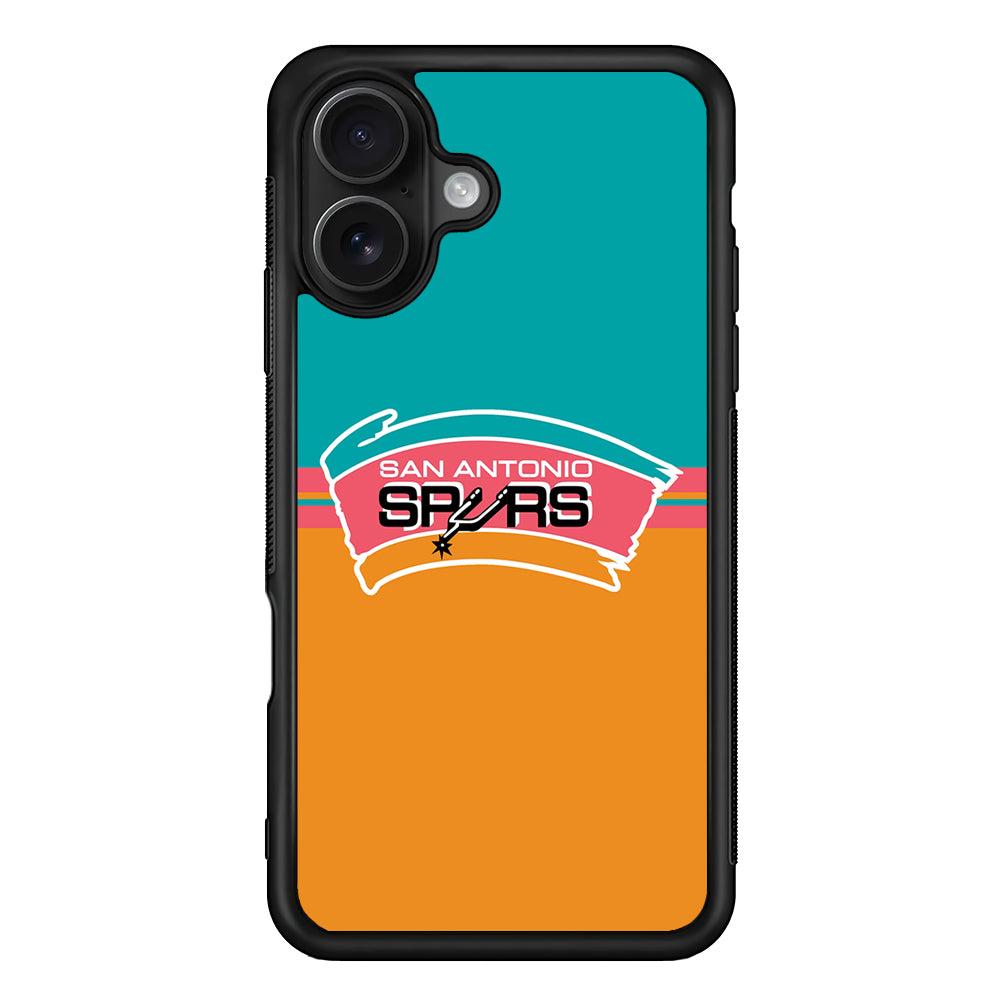 San Antonio Spurs Logo iPhone 16 Case - Oxvistore