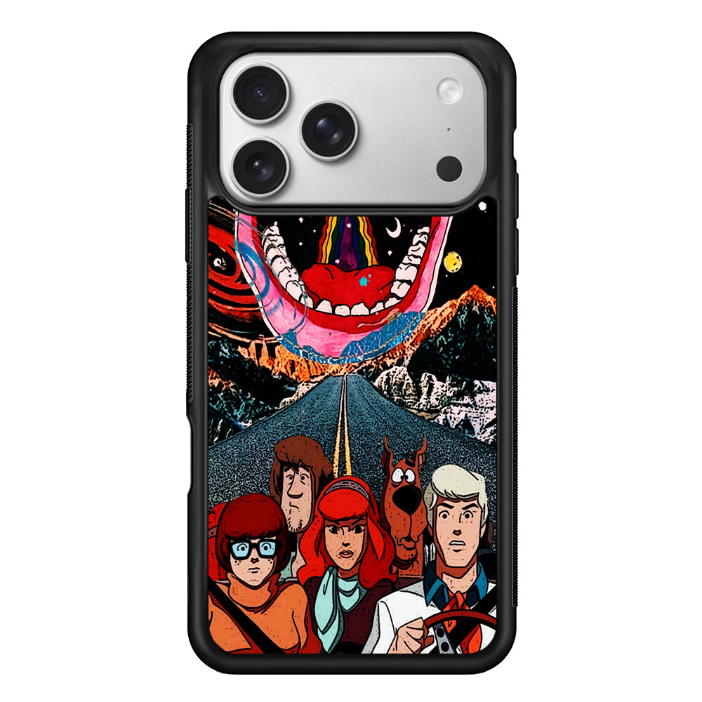 Scooby Doo Hippie Art iPhone 17 Pro Case | Slim Rubber Case for iPhone 17 Pro