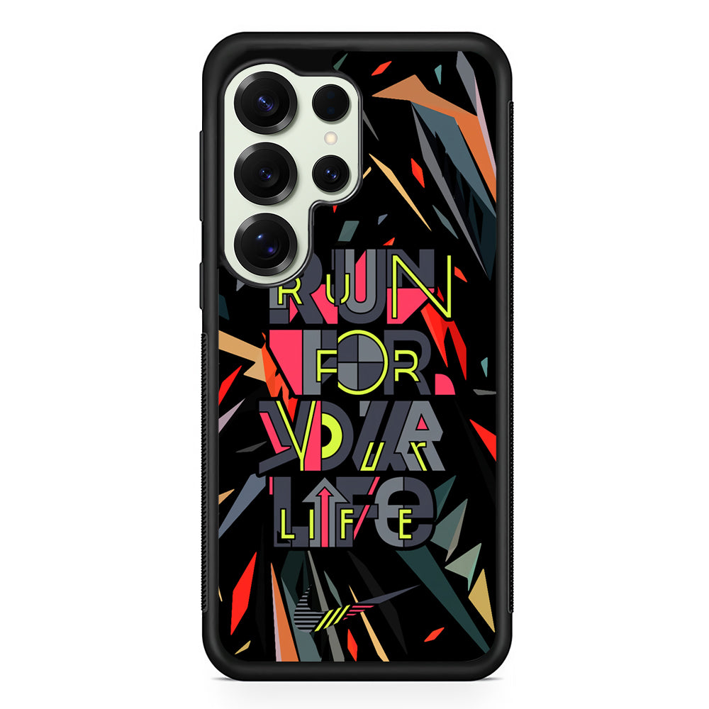 Nike Run for Life Samsung Galaxy S25 Ultra Case | Durable Rubber Case for Samsung Galaxy S25 Ultra