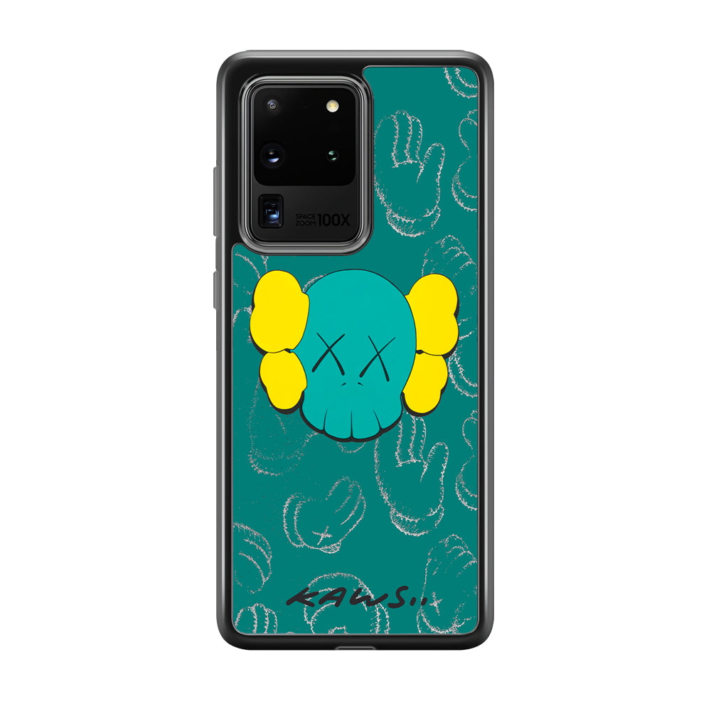 Kaws Face Tosca Touch Samsung Galaxy S20 Ultra Case | Slim Rubber Case for Samsung Galaxy S20 Ultra