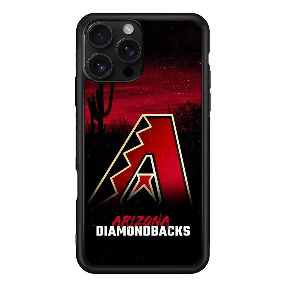 Arizona Diamondbacks Logo iPhone 16 Pro Case | Durable Protective Case for iPhone 16 Pro