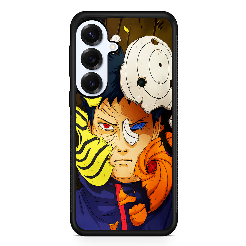 Uchiha Obito Broken Mask Samsung Galaxy S25 Plus Case | Slim Rubber Cover for Samsung Galaxy S25 Plus