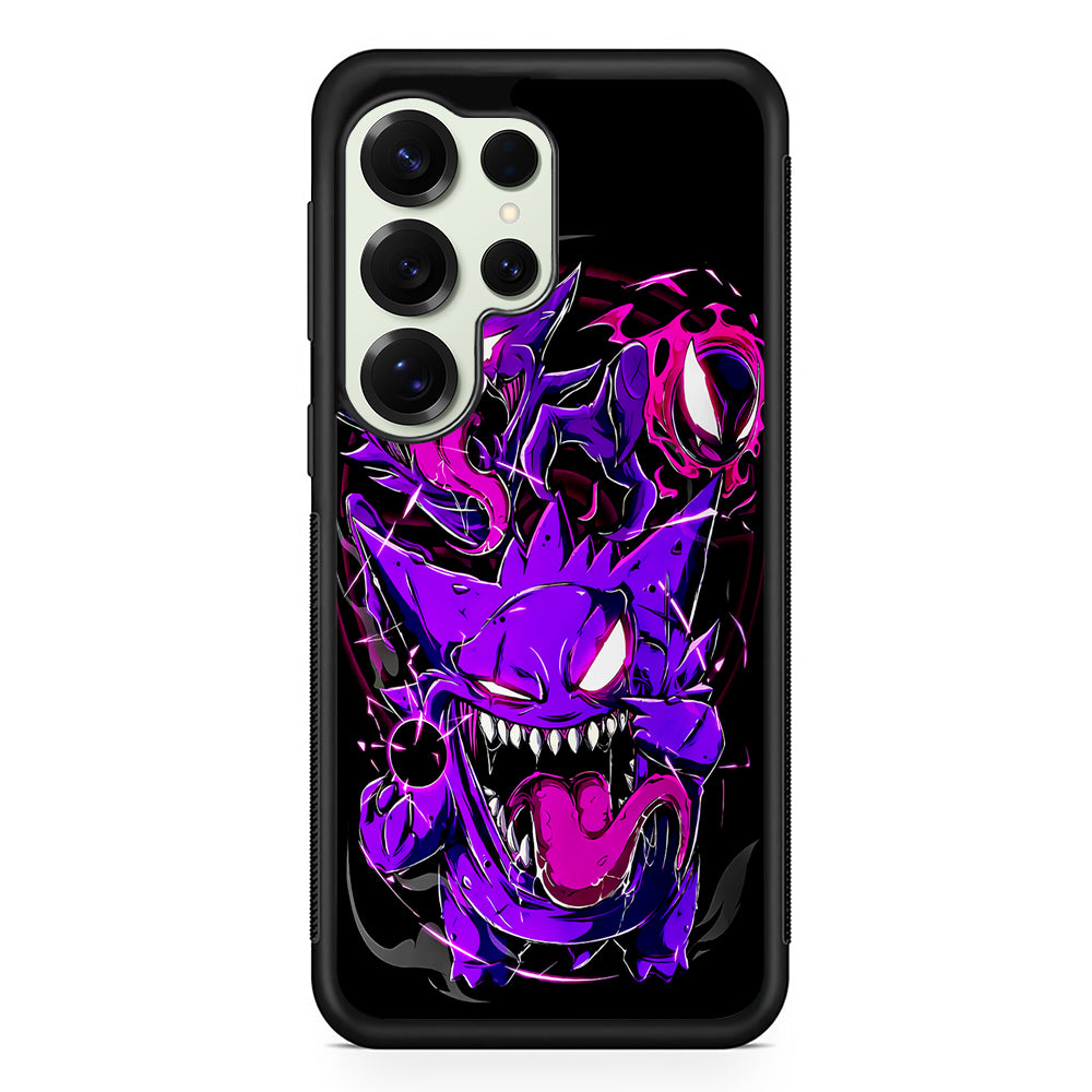 Pokemon Gengar Haunter Gatsly Samsung Galaxy S25 Ultra Case | Durable Rubber Case for Samsung Galaxy S25 Ultra