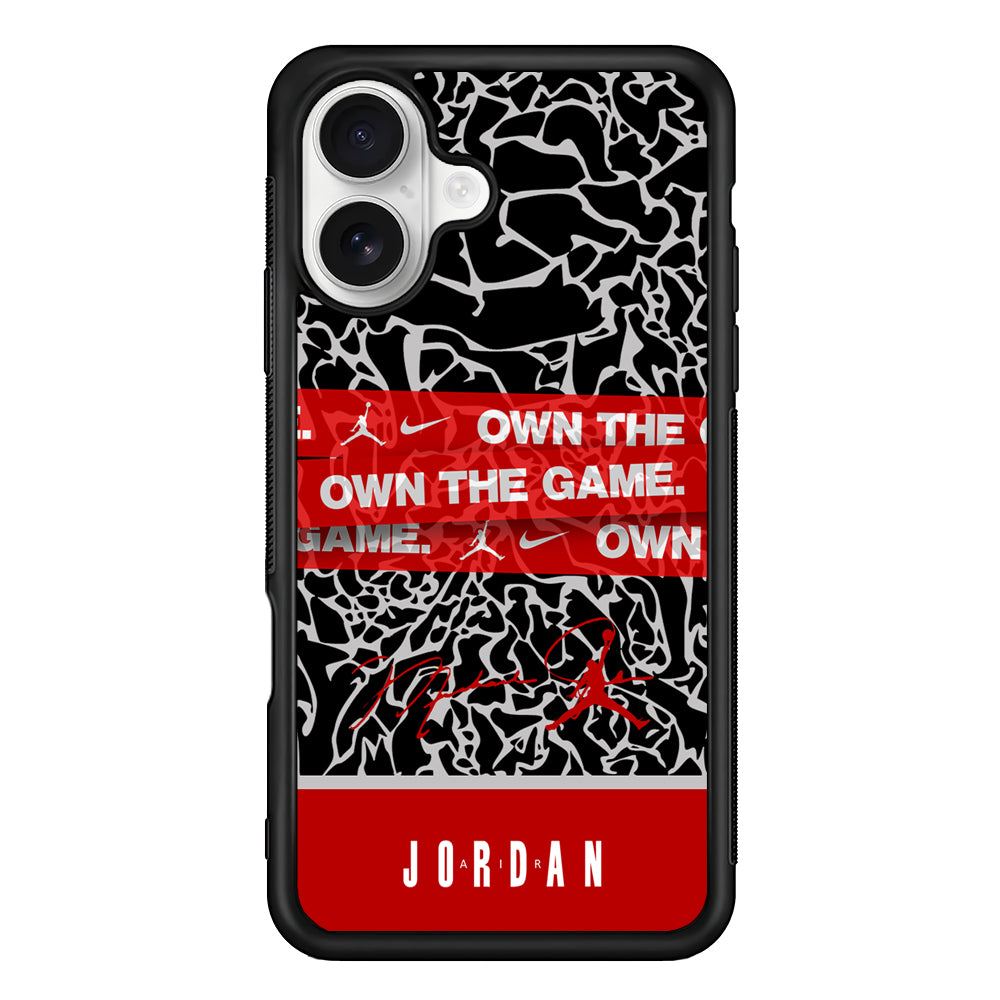 Air Jordan Element of The Game iPhone 16 Plus Case – Slim Fit Protective Phone Case