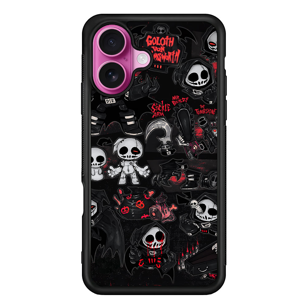 The Grim Reaper iPhone 17 Case | Slim Protective Rubber Phone Cover