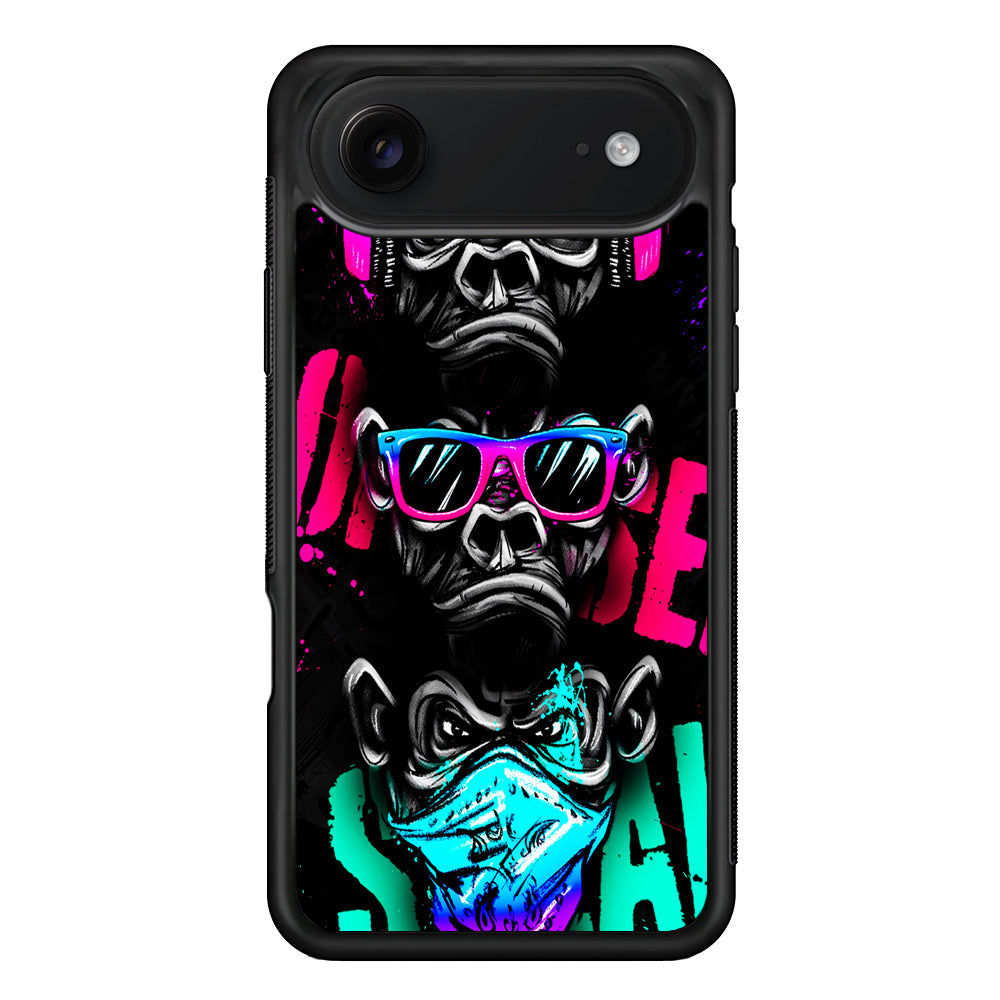 Three Wise Monkeys iPhone 17 Air Case | Protective Case for iPhone 17 Air