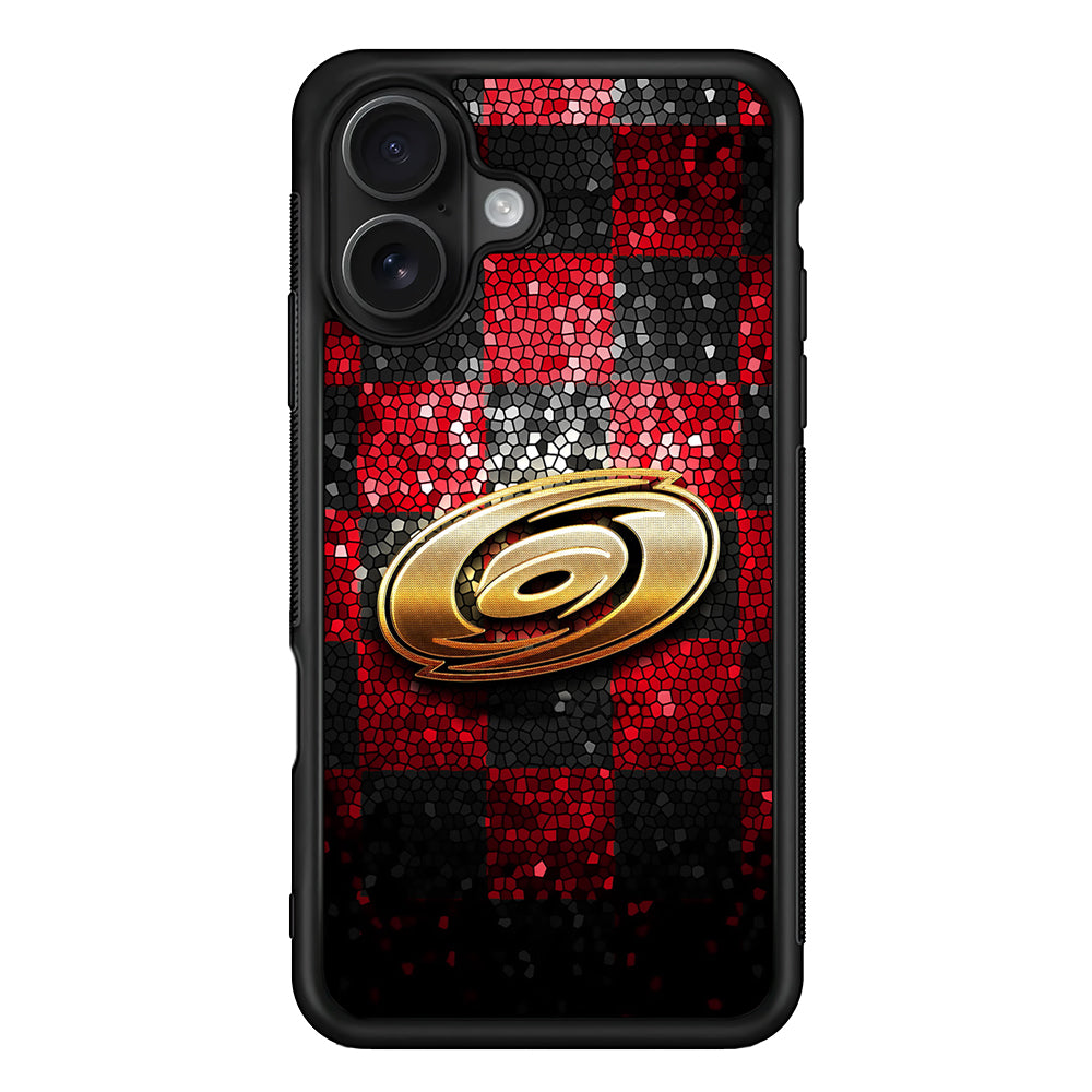 Carolina Hurricanes Glitter iPhone 16 Case - Oxvistore