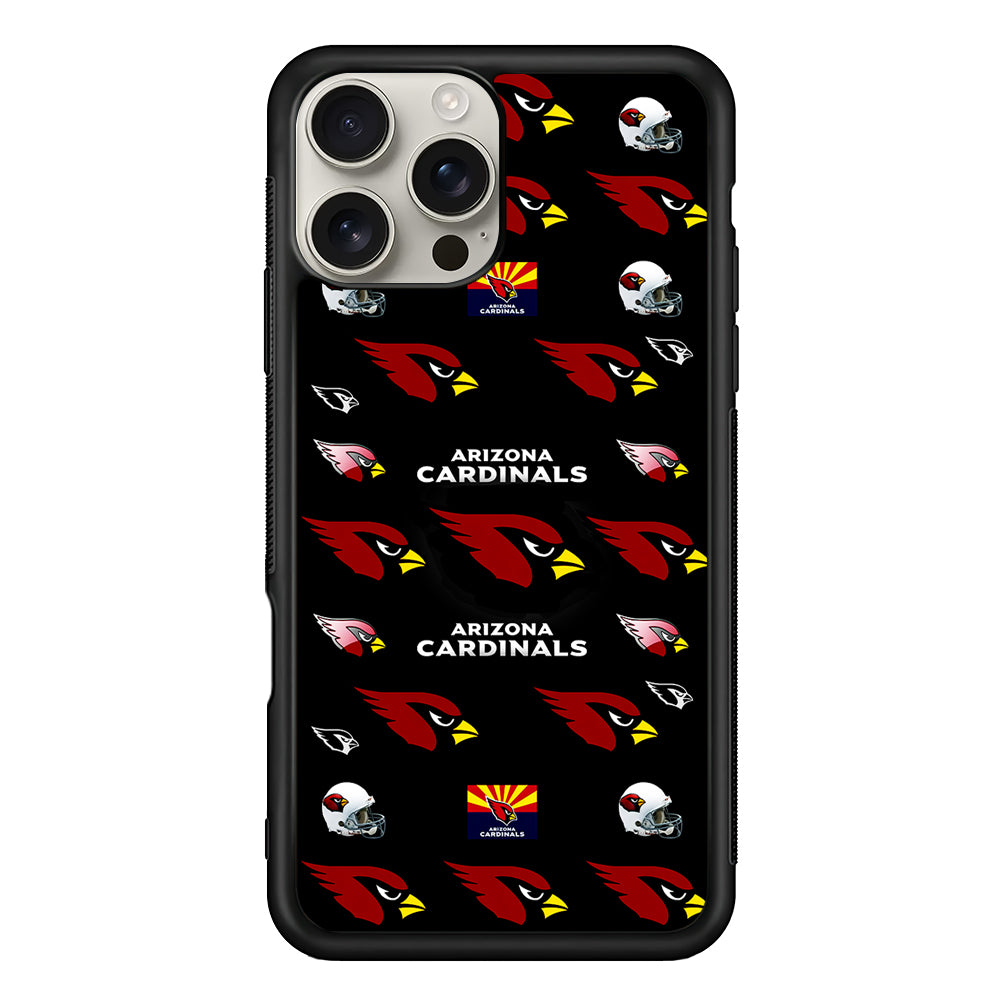 Arizona Cardinals Pattern iPhone 16 Pro Max Case | Stylish Protective Case for iPhone 16 Pro Max