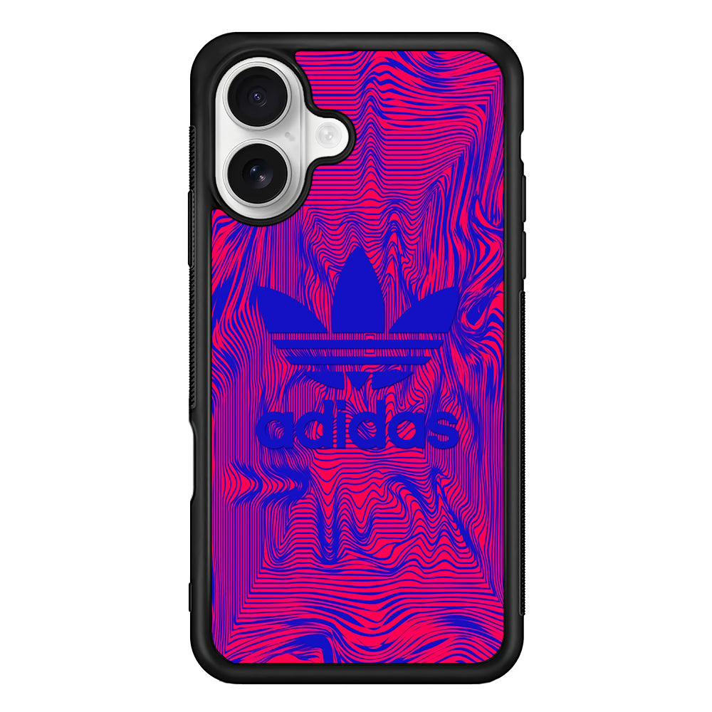 Adidas Line Sketch iPhone 16 Plus Case – Slim Fit Protective Phone Case