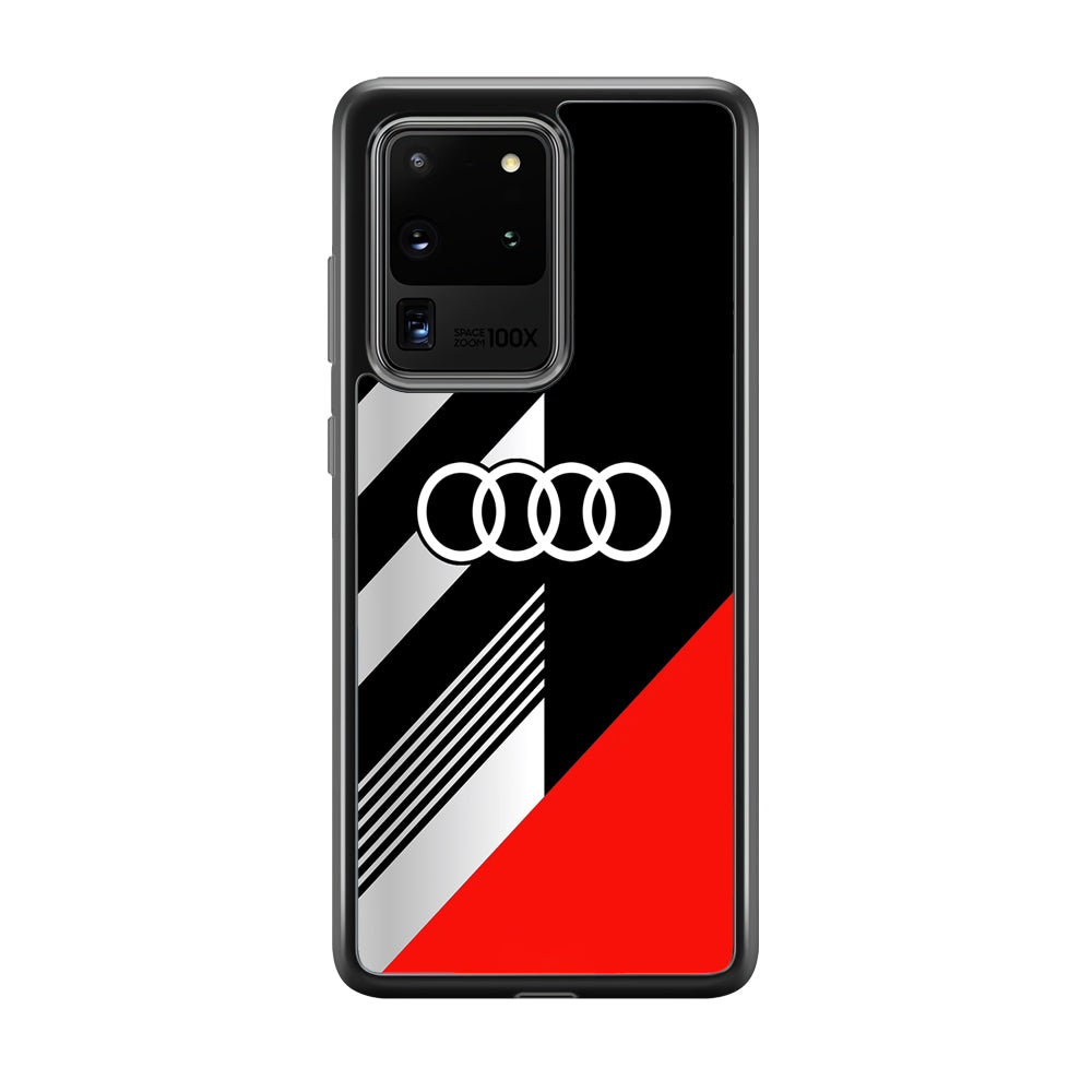 Audi F1 Sport Logo Samsung Galaxy S20 Ultra Case | Slim Rubber Case for Samsung Galaxy S20 Ultra