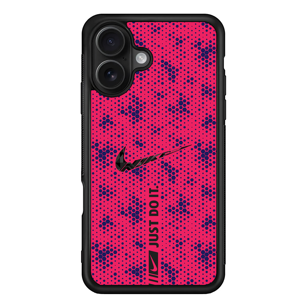 Nike Blue Honeycomb iPhone 16 Case - Oxvistore