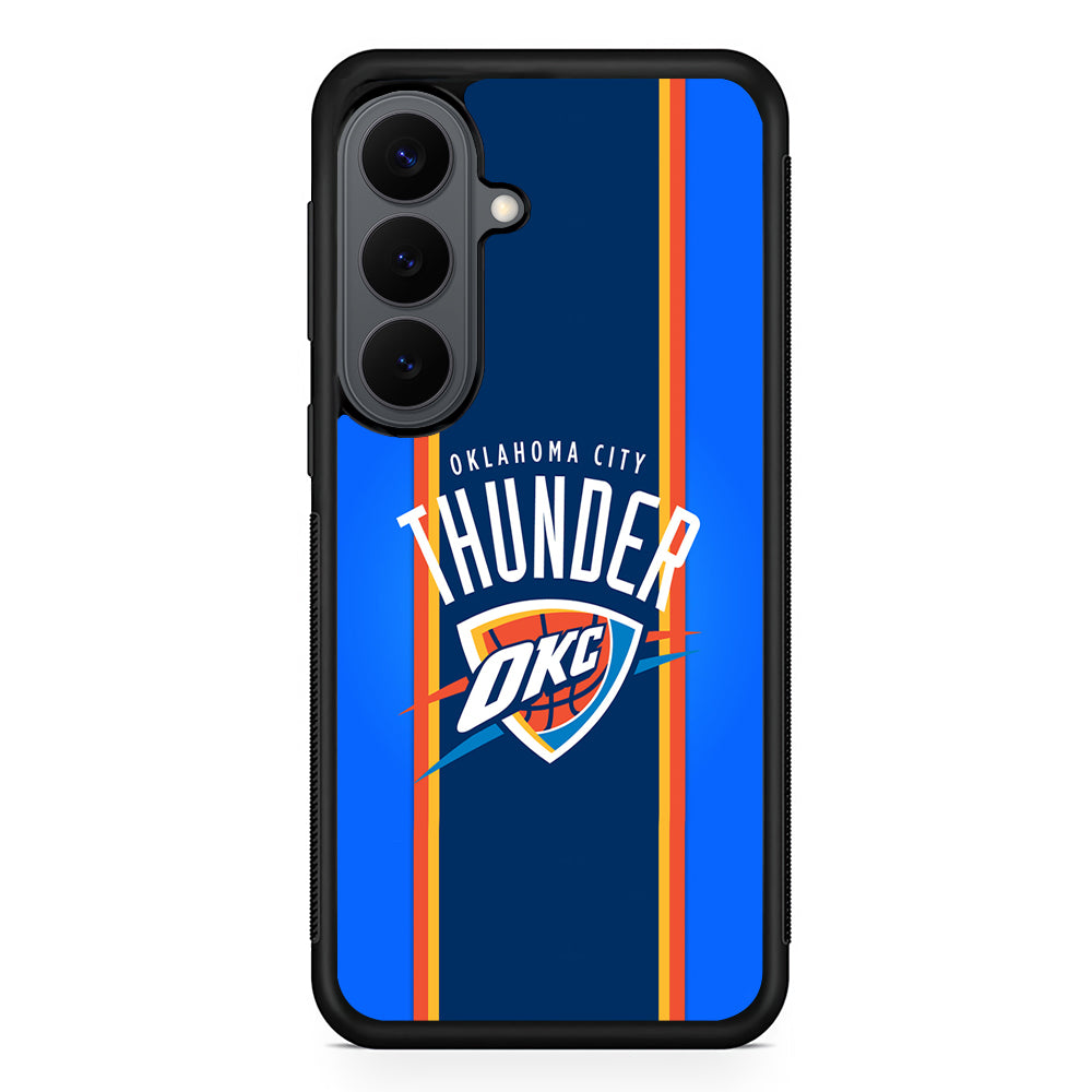 Oklahoma City Thunder Logo Samsung Galaxy S26 Plus Case | Slim Rubber Case for Samsung Galaxy S26 Plus