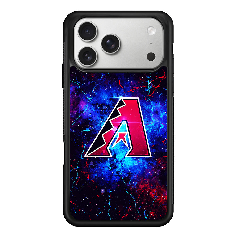 Arizona Diamondbacks Abstract iPhone 17 Pro Case | Slim Rubber Case for iPhone 17 Pro
