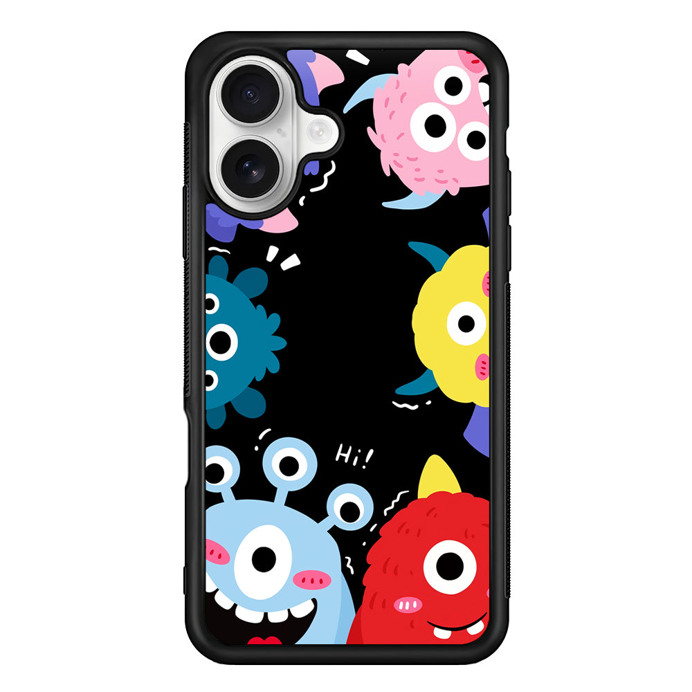 The Little Monsters iPhone 16 Plus Case | Durable Protective Rubber Cover