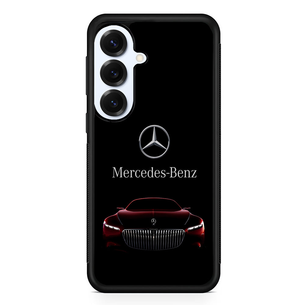 Mercedes-Benz Red Dark Aesthetic Samsung Galaxy S25 Plus Case | Slim Rubber Case for Samsung Galaxy S25 Plus