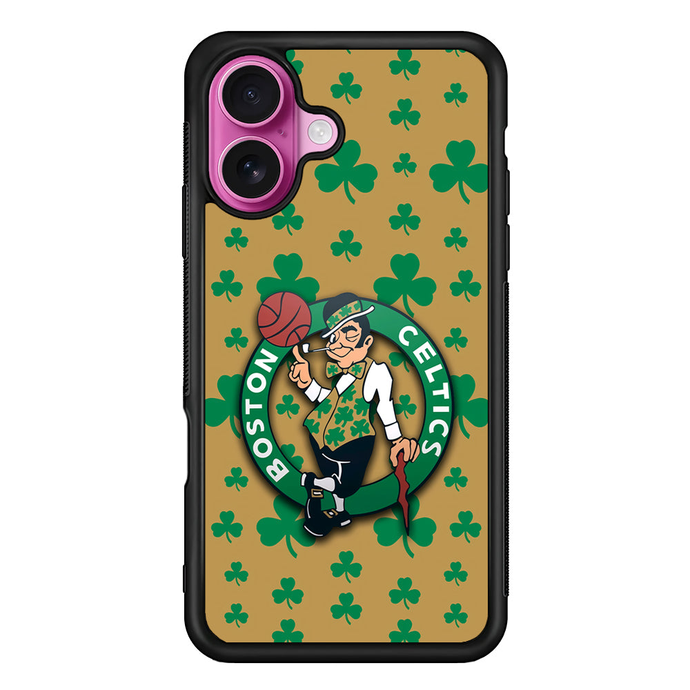 Boston Celtics Logo iPhone 17 Case | Slim Protective Rubber Phone Cover